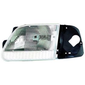 1997 Ford Pickup Ford Lightduty Head Lamp Driver Side W/Bracket To 07/1996 HQ - FO2502142-3