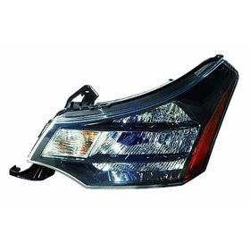 2009-2011 Ford Focus Head Lamp Driver Side Black/Chrome Trim Coupe 09-10/Sedan Ses 10-11 HQ - OEM# 9S4Z13008B - FO2502269-3
