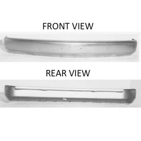 Front Bumper-Chrome- W/O Strip Holes -Gas Oem# 15545110