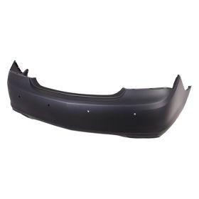Rear Bumper Cover- Primed- W/ Parking Assist- W/Oside Sensor Holes Oem# 9065633