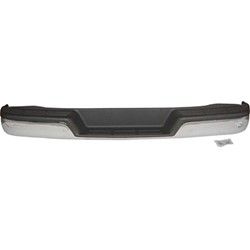 1996-2020 Chevrolet Express Van Rear Bumper Assembly (Includes Mounting Brackets)- Chrome- W/ Black Pad- W/O Sensor Holes - GM1103142-2 (Default)