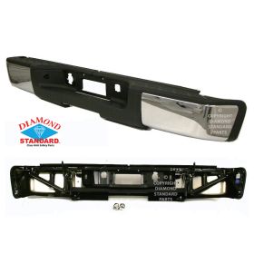 Rear Step Bumper Assembly- Chrome- W/O Sensor- Taiwan Oem# 20899359/22932803