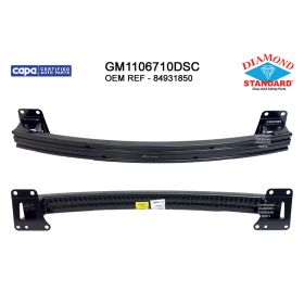 2017-2024 Cadillac Xt5 Rear Bumper Impact Bar - Diamond Standard Certified - GM1106710DSC