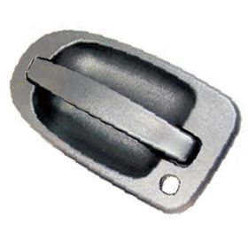 2005-2008 Chevrolet Uplander Door Handle Outer Front Driver Side Black (W/Key Hole) - OEM# 10322201 - GM1310147-3