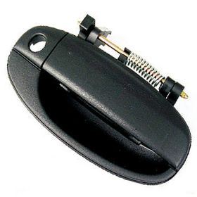 2009-2011 Chevrolet Aveo 5 Door Handle Outer Front Passenger Side Black (W/Key Ho) - GM1311174-3