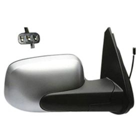 2006-2011 Chevrolet Hhr Door Mirror Passenger Side Power Satin Chrome - OEM# 25848554 - GM1321369-3