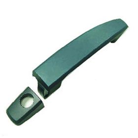 2004-2008 Chevrolet Aveo Hatchback Door Handle Outer Rear Driver Side/Passenger Side Primed - GM1520140-3