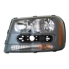 2002-2009 Chevrolet Trailblazer Head Lamp Driver Side Exc 06-09 Lt Model HQ - OEM# 25970915 - GM2502213-3