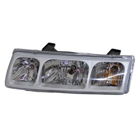 2005 Saturn Vue Head Lamp Driver Side Chrome Trim HQ - OEM# 22730381 - GM2502253-3
