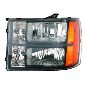 2007-2014 Gmc Sierra 2500 / 3500 Performance Headlamp Set Lh (Driver Side)+Rh  (Passenger Side) - Black Bezel - GM2505138-2