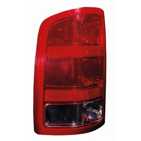 2009-2013 Gmc Pickup Gmc Sierra Hybrid Tail Lamp Driver Side Exclude Base/Dually/Denali W/O Dark Red Trim W/Large 3047 Back-Up Bulb HQ - OEM# 25958484 - GM2800208-3