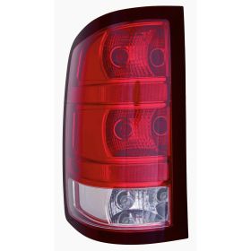 2009-2013 Chevrolet Pickup Chevy Silverado Hybrid Tail Lamp Driver Side Base Model W/Dark Trim/Large Bulb HQ - OEM# 20822394 - GM2800254-3