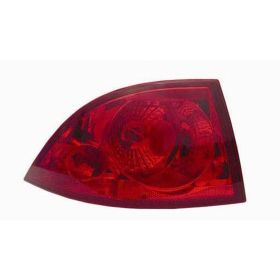 Buick Lucerne 2006-2011 Driver Side Outer Tail Light Assembly - GM2818177 OEM# 25927355