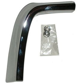 1971-1972 FORD MUSTANG Passenger Side Bright Fender Eyebrow Molding - GMK3023115712R