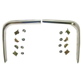 Fits Various Models - Call Us To Confirm! Driver And Passenger Side Pair Of Eyebrow Mouldings With Hardware - Goodmark Brand - GMK403111566P