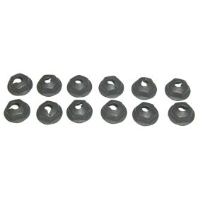 1968-1969 Chevrolet Chevelle 12-Piece Header Panel/Eyebrow Moulding Hardware Kit - Goodmark Brand - GMK403205568S