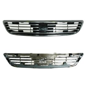 1995-1997 Honda Odyssey Grille Chrome/Black - HO1200137-3