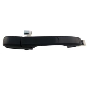 2002-2006 Honda CRV Door Handle Outer Rear Passenger Side (Smooth Black) - HO1521109-3