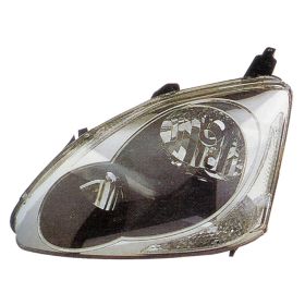 2004-2005 Honda Civic Hatchback Head Lamp Driver Side HQ - OEM# 33151S5TA41 - HO2502122-3