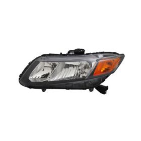 2012-2012 Honda Civic Coupe Driver Side Headlight Assembly - Best Value - HO2502144OEM #33150TR0A01