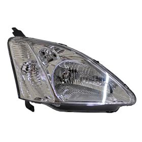 2002-2003 Honda Civic Hatchback Head Lamp Passenger Side HQ - OEM# 33101S5TC01 - HO2519103-3