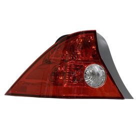 Honda Civic Coupe 2004-2005 Driver Side Outer Tail Light Lens And Housing - HO2800155 OEM# 33551S5PA11