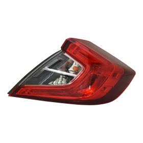 2016-2021 Honda Civic Sedan Passenger Side Outer Tail Light Assembly - Best Value - HO2805110OEM #33500TBAA01