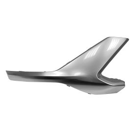 2021-2023 Hyundai Santa Fe Front Passenger Side Valance Panel [Lower End Plate/Molding] Satin Chrome - Best Value - HY1047122