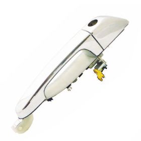 2007-2008 Hyundai Entourage Door Handle Outer Front Passenger Side All Chrome - HY1311122-3