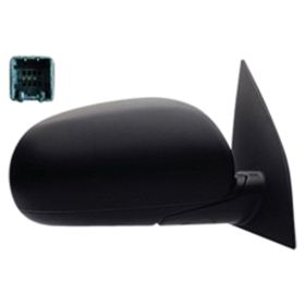 Hyundai Accent Hatchback 2010-2011 Passenger Side Power Door Mirror - HY1321171 OEM# 876201E710CA