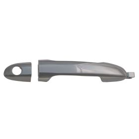 2004-2009 Kia Spectra (2004-)(Sedan) Door Handle Outer Front Passenger Side Chrome (W/Key Hole W/Cap) - KI1311121-3
