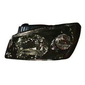 2004-2006 Kia Spectra- Sedan Front Headlamp Assembly  Lh (Driver Side)- Black Inner Lense -Except Lx - KI2502117-2