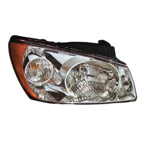 2004-2006 Kia Spectra (2004-)(Sedan) Head Lamp Passenger Side Chrome Lx Model HQ - OEM# 921022F030 - KI2503116-3