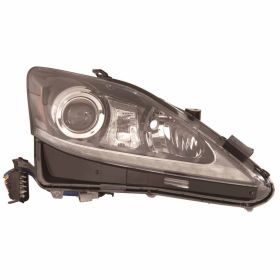 2011 Lexus Is250 Sedan Head Lamp Passenger Side Hid Type HQ - OEM# 8114553540 - LX2519133-3