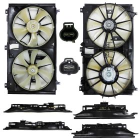 2008-2011 Lexus Gs450H Cooling Fan Assembly 3.5L Hyb - OEM# 1671131340-PFM - LX3115122-3