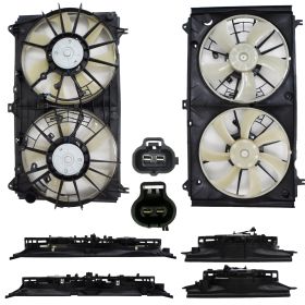 2008-2011 Lexus Gs460 Cooling Fan Assembly 4.6L - OEM# 1671138130-PFM - LX3115126-3