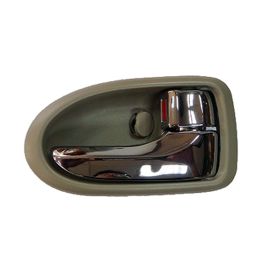 2000-2003 Mazda Mpv Door Handle Inner Front Passenger Side Beige W/Chrome - MA1353106-3