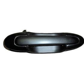 2002-2003 Mazda Mpv Door Handle Outer Rear Driver Side Dx Smooth Black Manual Lock - MA1520115-3