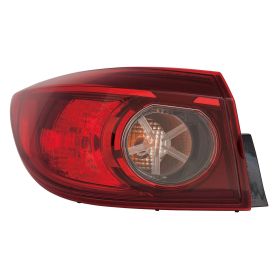 2014-2018 Mazda Mazda 3 Tail Lamp Driver Side Sedan Bulb Type Japan Built HQ - OEM# BHN151160B - MA2804117-3
