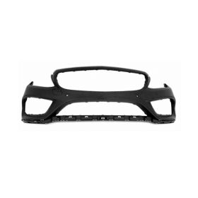 2015-2016 Mercedes C300 Bumper Front Primed Sedan/Coupe W/Amg/Sensor W/O Surround View - OEM# 2058801840649999 - MB1000494-3