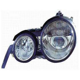 1996-1999 Mercedes Benz E320- Wagon Performance Headlamp Set Lh (Driver Side)+Rh  (Passenger Side) - Projector - Black - MB2505102-2
