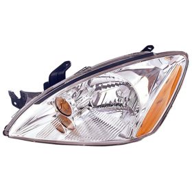 2004-2007 Mitsubishi Lancer Head Lamp Driver Side Chrome Bezel Exclude Ralliart HQ - OEM# MN154897 - MI2502136-3