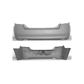 2007-2012 Nissan Sentra Rear Bumper Cover- Primed -2.5L - NI1100255-2