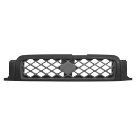 1998-2001 Nissan Pathfinder Grille Xe Model Silver Frontom 12/1998 - OEM# 623102W704 - NI1200187-3