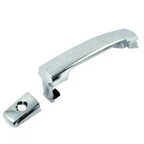 2005-2018 Nissan Frontier Pickup Door Handle Outer Front Driver Side Crew Cab W/Offroad Pkg Chrome - OEM# 80607EA05A - NI1310120-3
