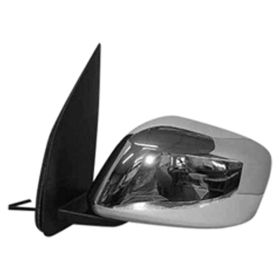 2005-2010 Nissan Frontier Pickup Door Mirror Power Driver Side Extended Cab Le Chrome - OEM# 96302EA015 - NI1320170-3