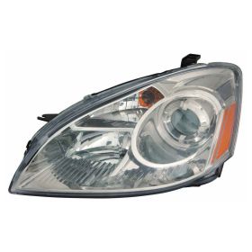 2002-2004 Nissan Altima Performance Headlamp Set Lh (Driver Side)+Rh  (Passenger Side) - Projector Style - Gun Metal  Bezel - NI2505112-2