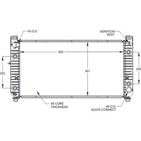 Chevrolet Avalanche 2003-2007 Radiator - RAD2947