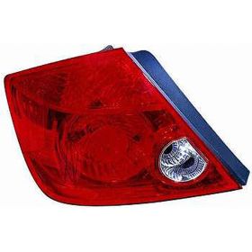 2005-2007 Scion Tc Tail Lamp Driver Side Red/Clear HQ - SC2818102-3