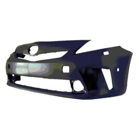 2012-2014 Toyota Prius V Bumper Front Primed W/Sensor W/Washer Hole - OEM# 5211947925 - TO1000387-3